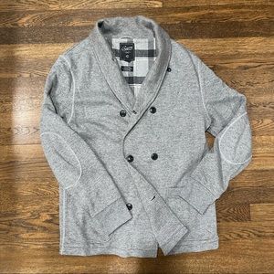 Grayers classic shawl collar sweater jacket